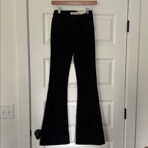 NWT Anthropologie Unpublished-High Rise- Janet Women's Jeans size 24 $68 black